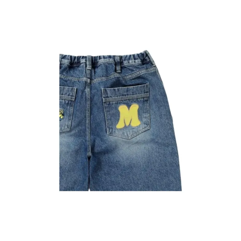Thisisneverthat Minions Co branded Edition SS24 Denim Shorts Unisex Blue-1