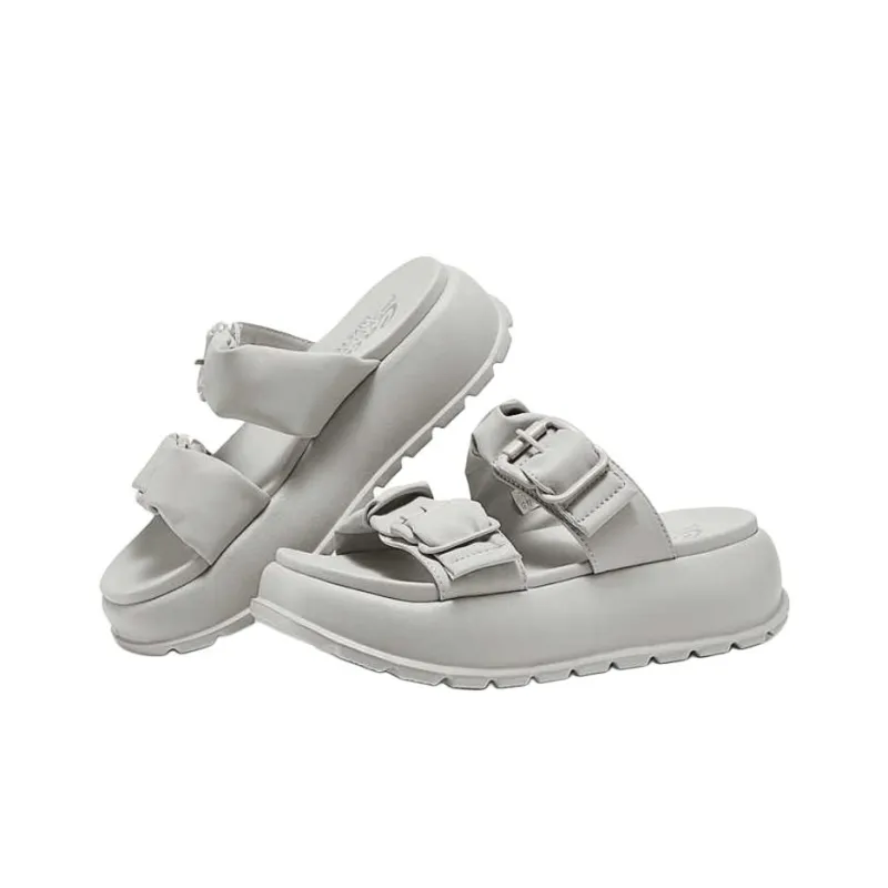 Skechers EVA Slip Resistant Slide Slippers Women's Taupe-2
