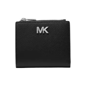 MICHAEL KORS Hudson Cow Leather Wallet Men's Black