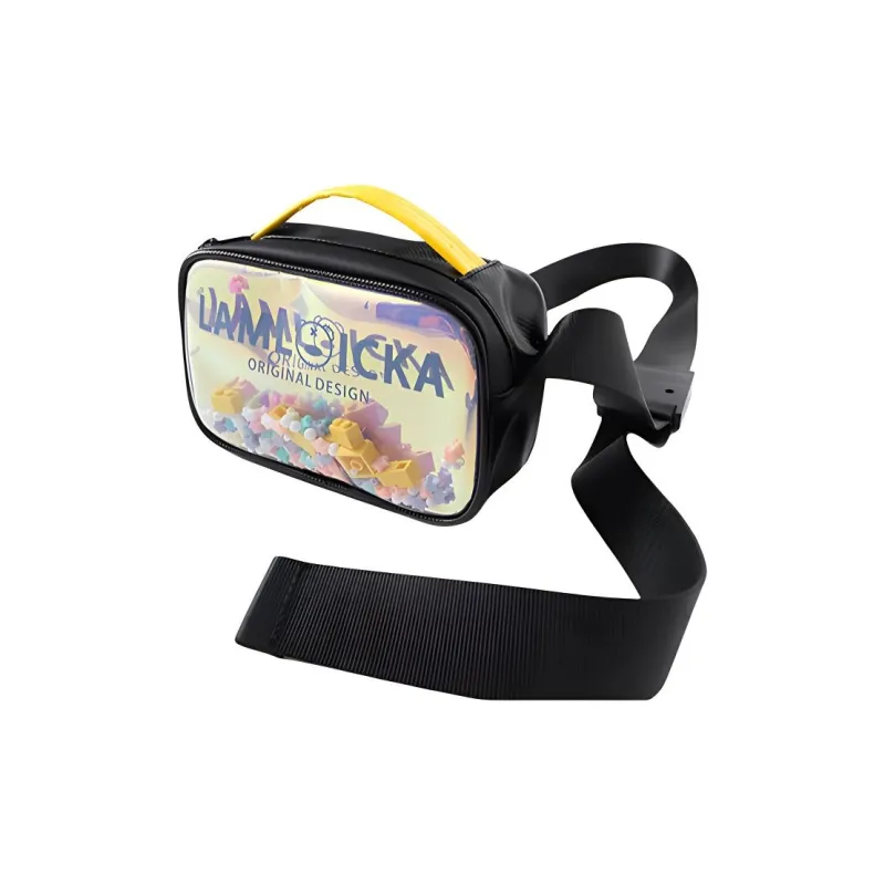 LAMLICKA Polyester Shoulder Bag Crossbody Bag Regular Unisex Black-3