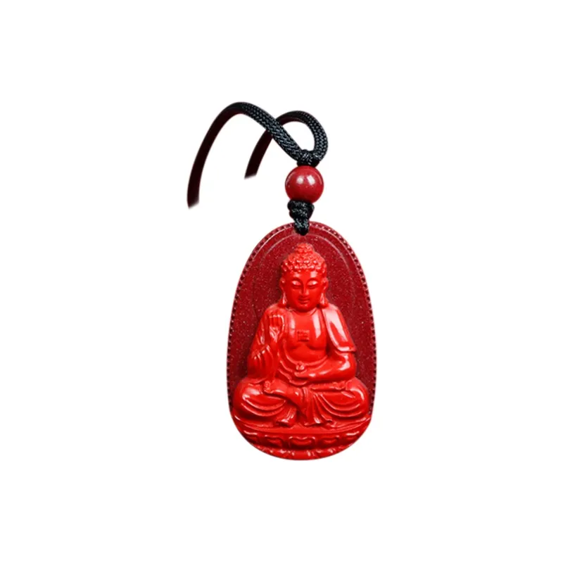 Yutang Reconstructed Cinnabar Pendants Unisex-0