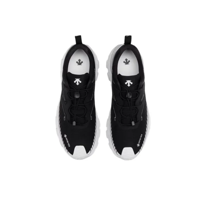 DESCENTE SKI STYLE Anti-Slip Wear-Resistant Low-Top Casual Shoes Men's Black White-2