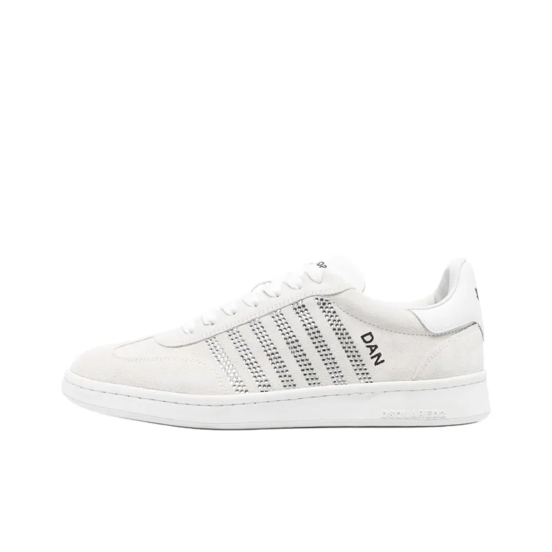 DSQUARED 2 Boxer Low Top Skateboard Shoes Men's White-0