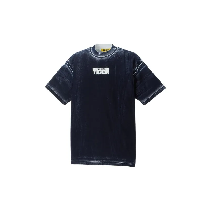 Onitsuka Tiger PRINTED T Shirt Unisex White/Navy Blue-2