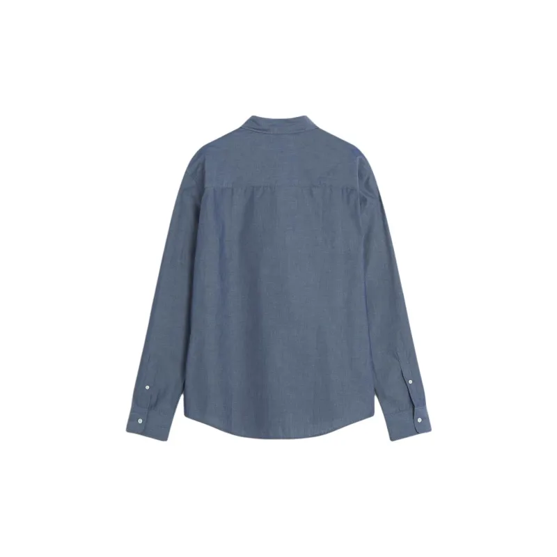 Maison Kitsune Fox Head Patch Buttoned Shirt-1