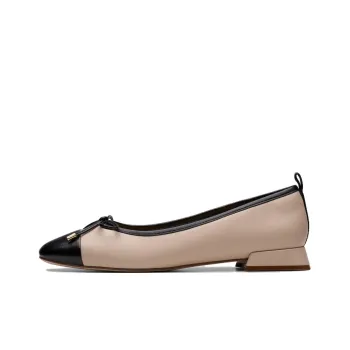 Clarks Ubree15 Poppy Sand Combi Casual Single Shoes Women's Beige Black