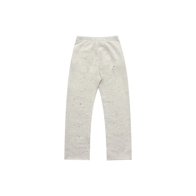 False Perception Casual Pants Unisex Distressed White-1