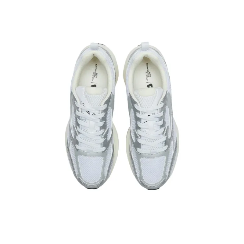 FILA Float E3 2.0 MS Anti Slip Wear Resistant Low Top Running Shoes Unisex White Silver-2