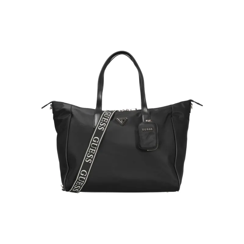 GUESS Nylon Tote Bag Shopping Bag Handbag Women's Black-2