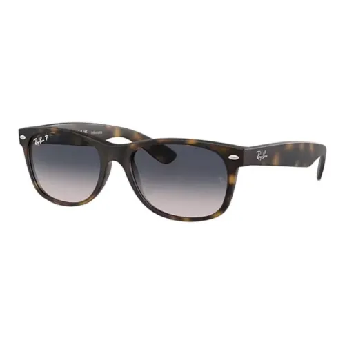 RayBan Nylon Irregular Shape Sunglasses Unisex Brown