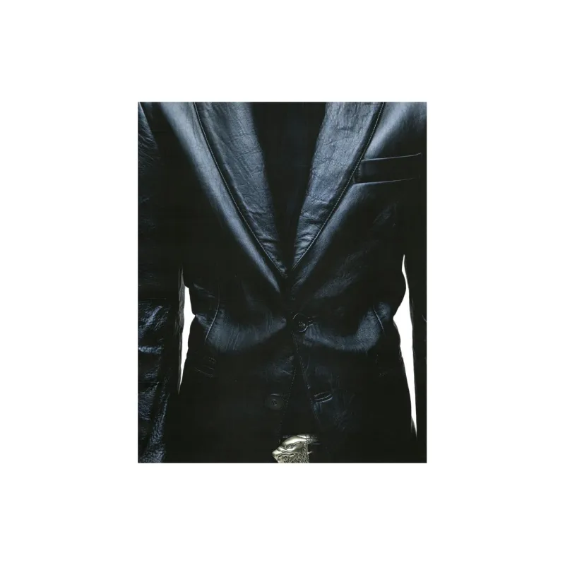 ENFANTS RICHES DEPRIMES Perfect Junkie Leather Blazer-3