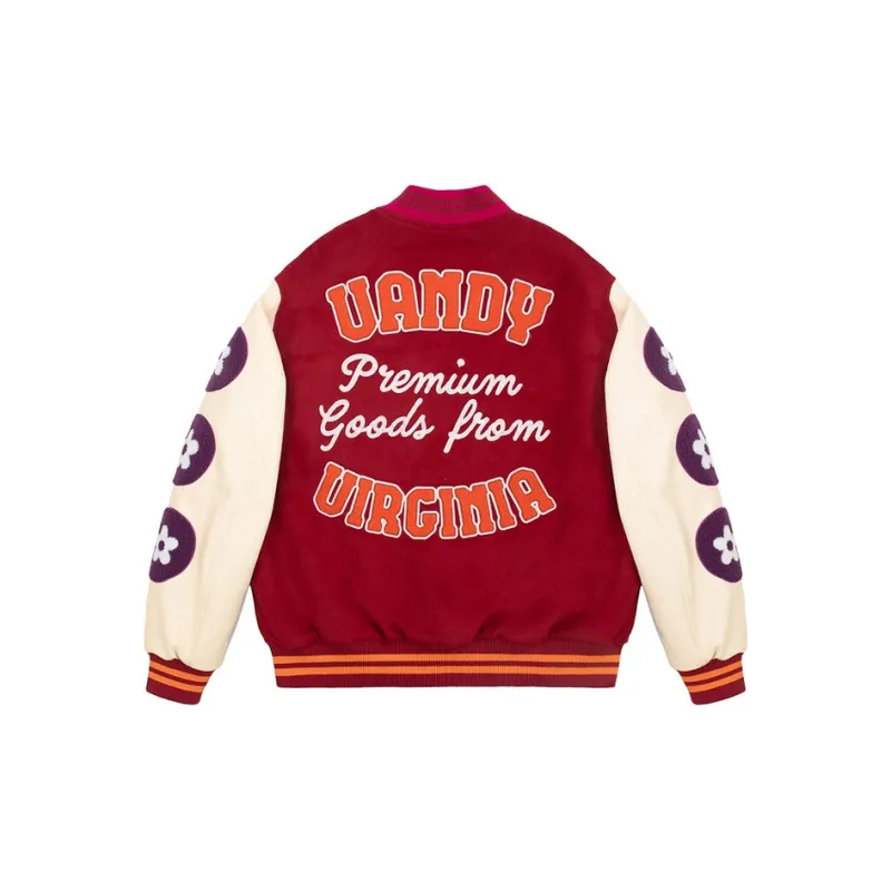Vandy The Pink Baseball Jacket Unisex Red-1