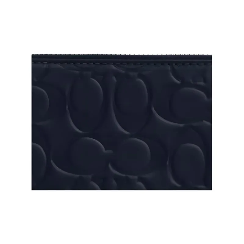 COACH Accordion Wallet Calfskin Wallet Small Size Men's Midnight Navy-3