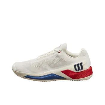 Wilson Rush Pro 4.0 Anti Slip Wear Resistant Low Top Tennis Shoes Men's White