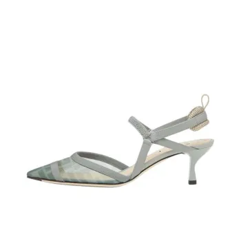 FENDI Colibrì Lite Slim Heel High Heels 5.5cm Women's Green