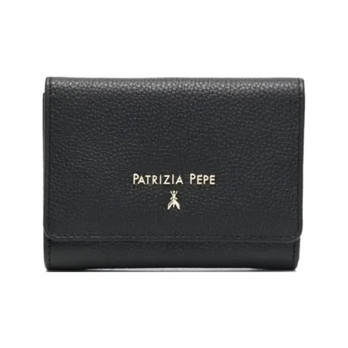 Patrizia Pepe Grained leather Logo print Purse