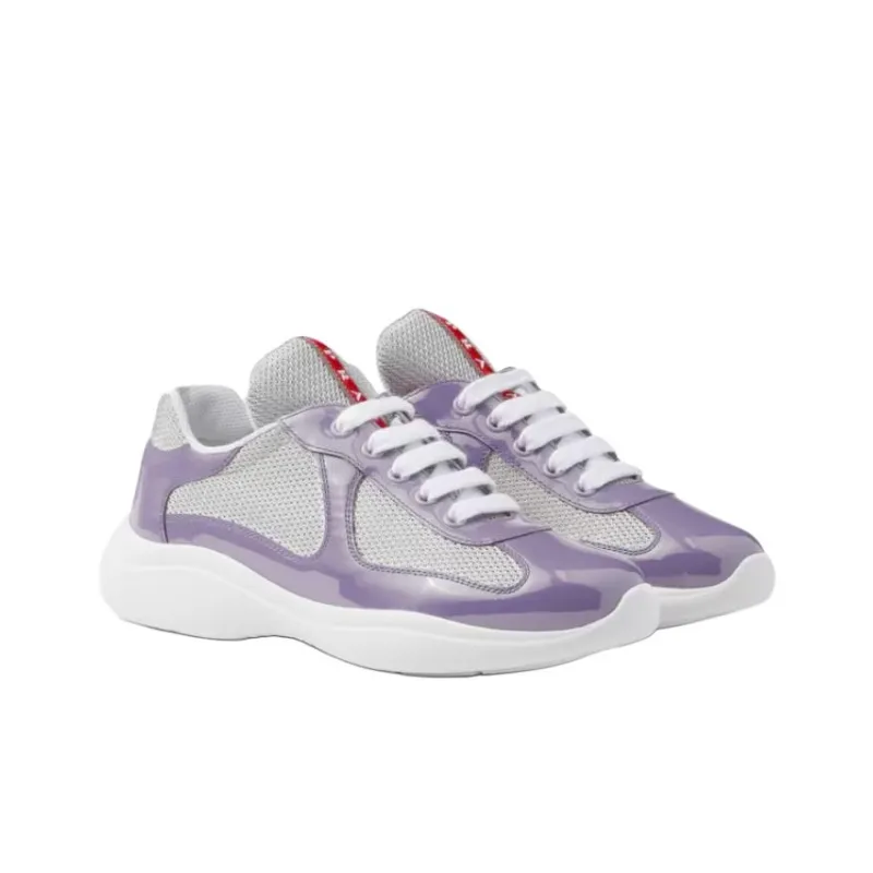 PRADA America's Cup Low-Top Casual Shoes Women's Purple-2