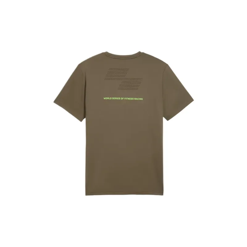 PUMA x HYROX CLOUDSPUN T-Shirt Men's Brown-1