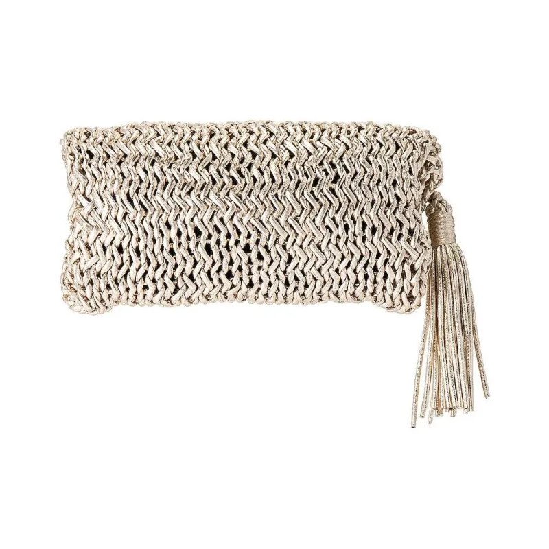 A.L.C. Artificial Leather Clutch Women's Light Gold-2