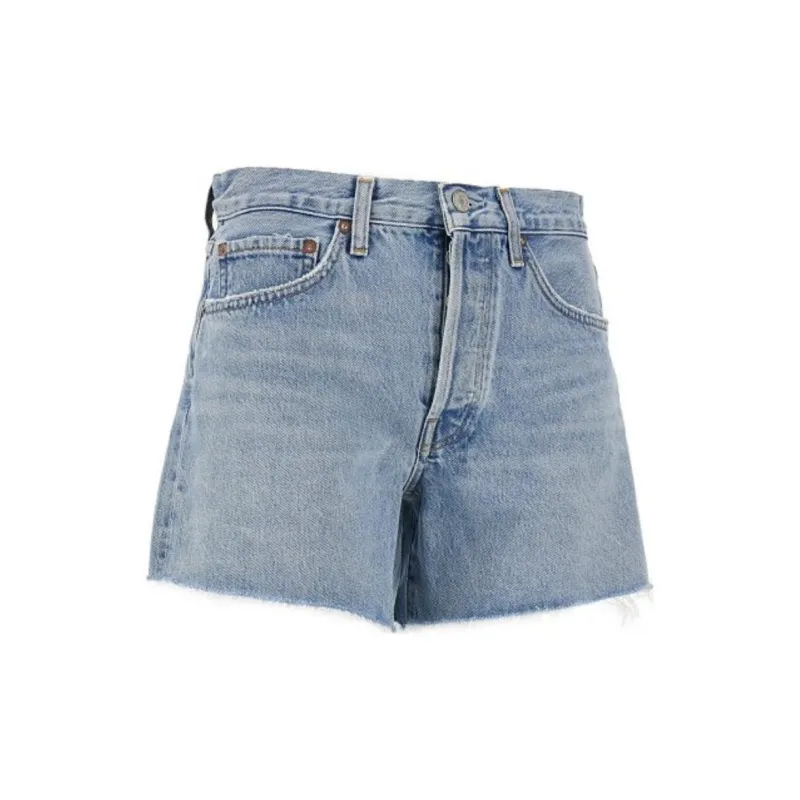 AGOLDE Parker Denim Shorts-1