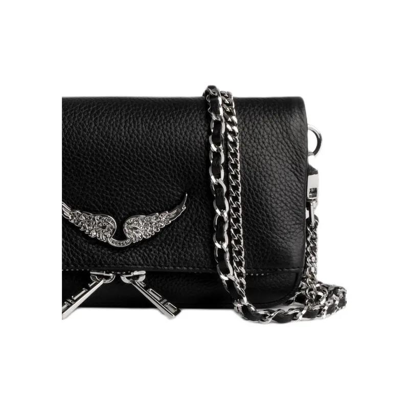 Zadig & Voltaire Swing Your Wings Rock Nano Clutch Bag-4