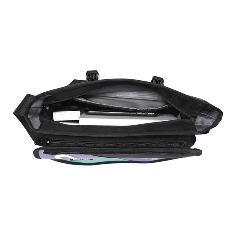 Subcrew Polyester Messenger Bag Fixed Gear Bike Shoulder Bag Crossbody Bag Regular Unisex Violet-4