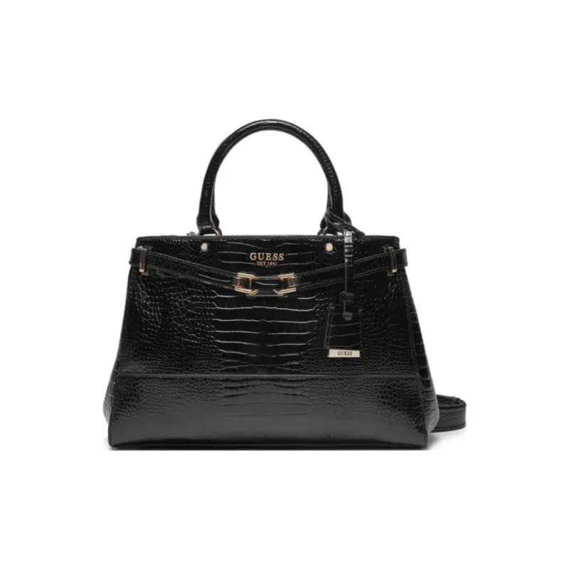 GUESS Artificial Leather Handbag Tubas Unisex Black-0