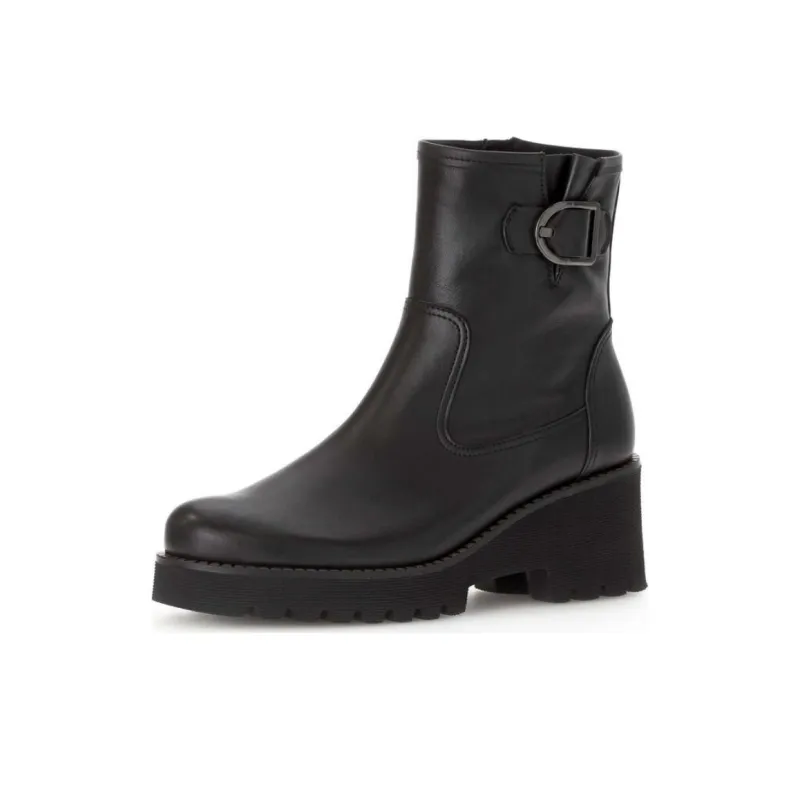 Gabor Comfort Ankle Boots 7cm Women's Black-2