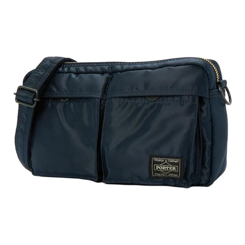 PORTER Nylon Shoulder Bag Men's Iron Blue-3