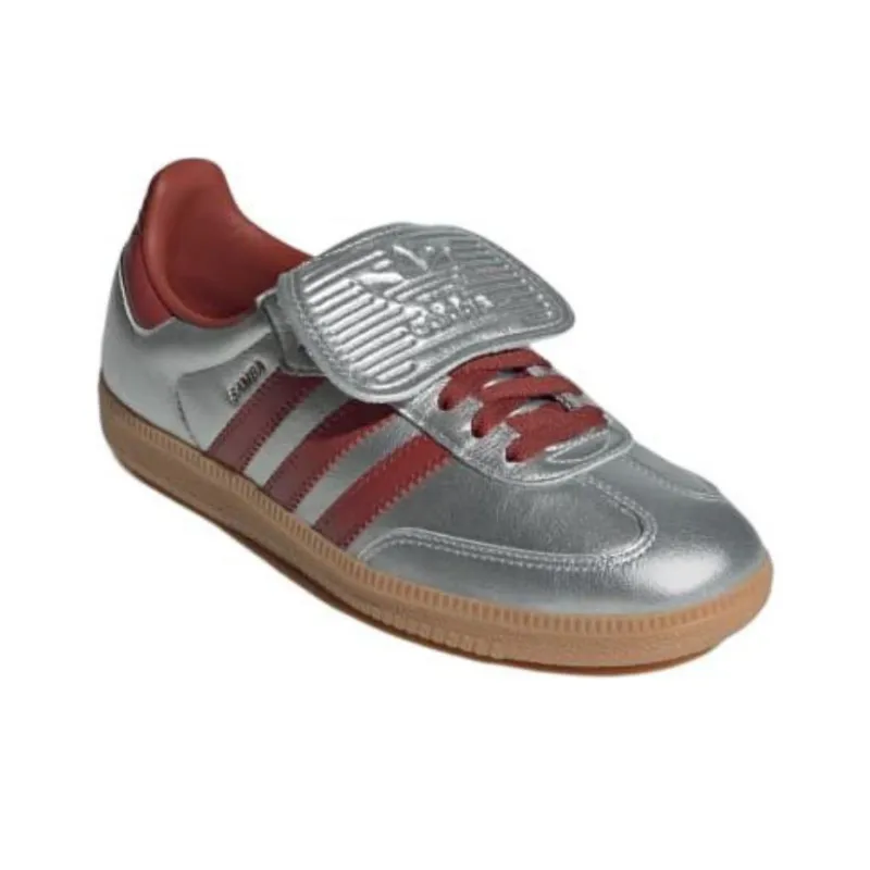 Adidas Samba Lt Silver Metallic Ruby Gum Women's-2