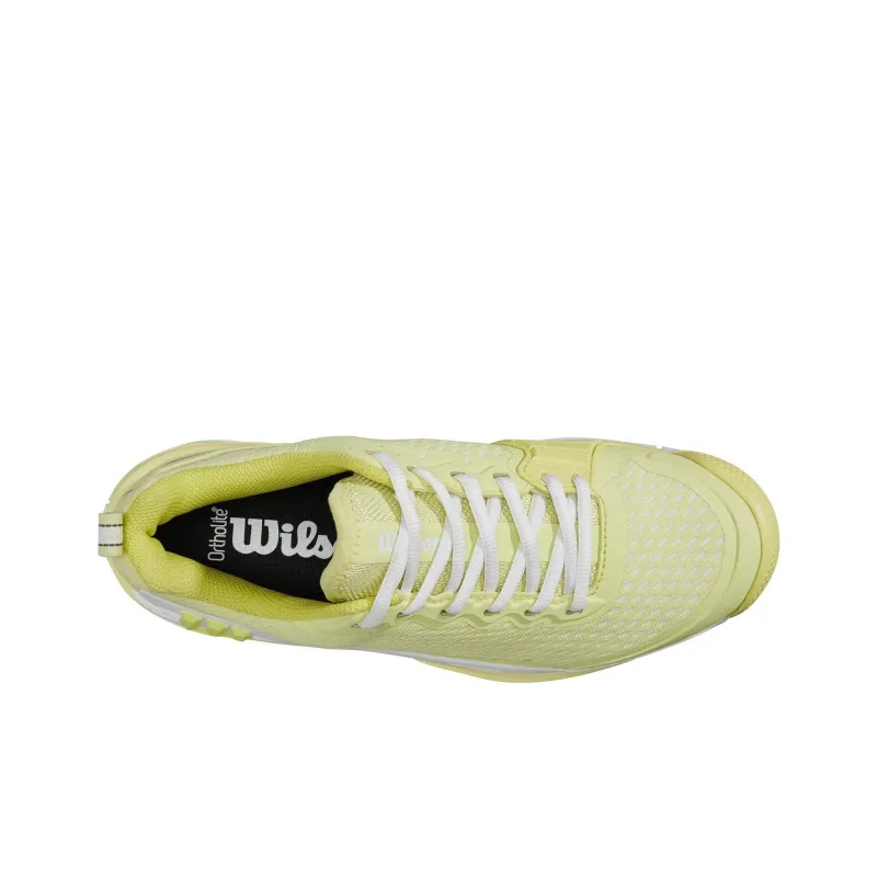 Wilson RUSH PRO 4.5 Anti Slip Wear Resistant Low Top Tennis Shoes Women's Yellow-1