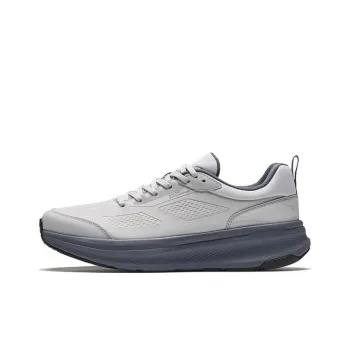 Anta Anti Slip Wear Resistant Low Top Casual Running Shoes Men's Microchip Gray