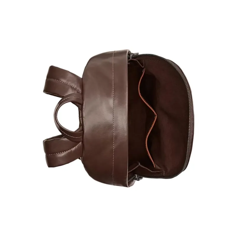 COACH Leather Backpack Trumpets Men's Brown-2