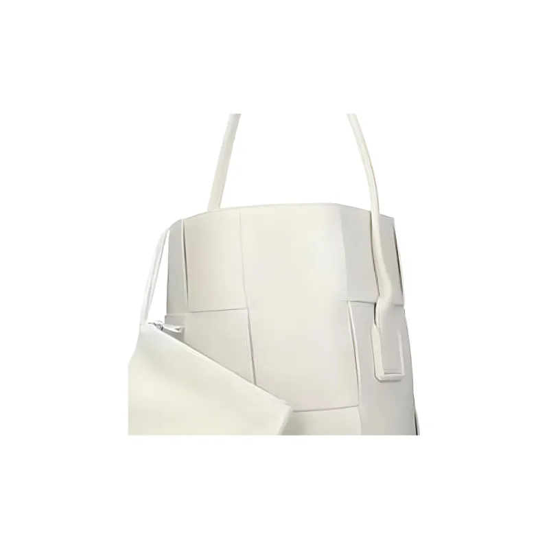 Bottega Veneta Leather Handbag, Shoulder Bag Women's White-0