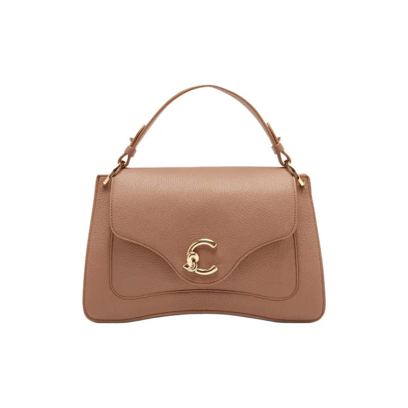 COCCINELLE C Me Logo Plaque Tote Bag-0