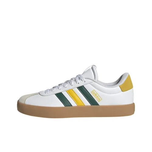 Adidas VL COURT 3.0 Anti-Slip Wear-Resistant Low-Top Skateboard Shoes Men's White