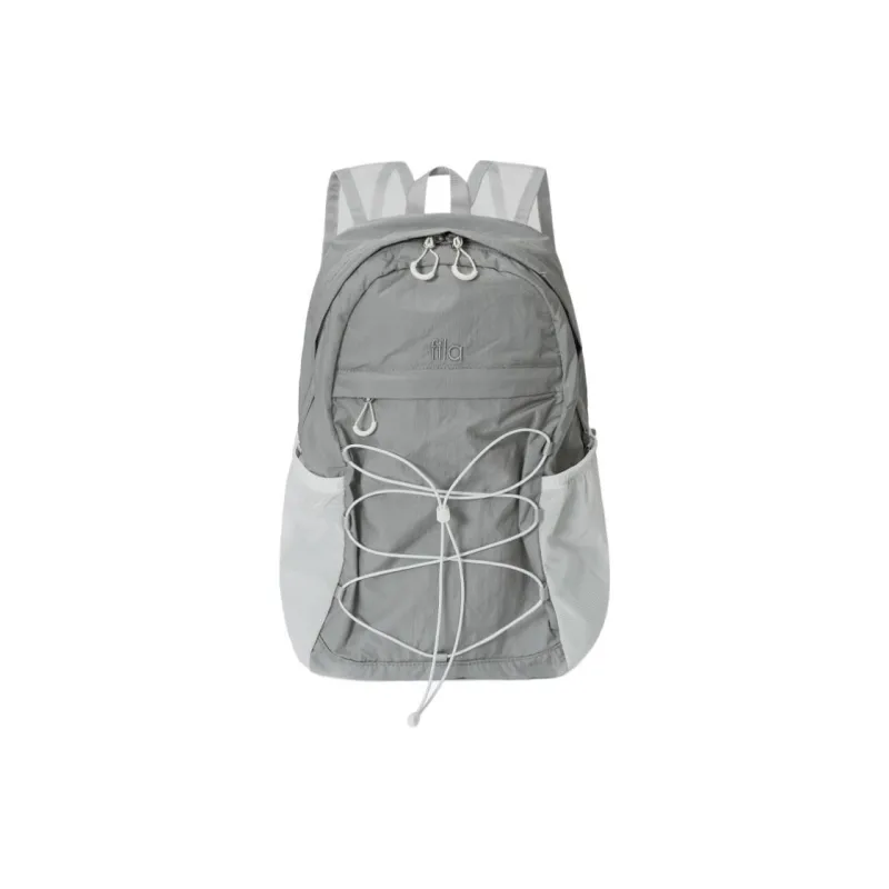FILA Nylon Backpack Unisex Cool Gray-0
