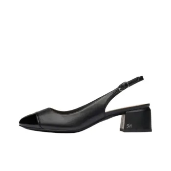 Stuart Weitzman/SW Gabby Chunky Heel High Heels 4.5cm Women's Black