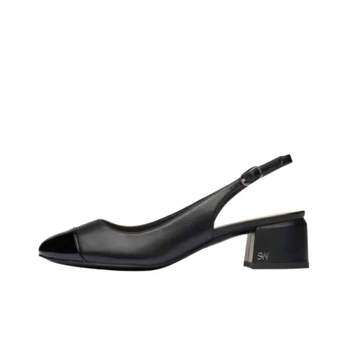 Stuart Weitzman/SW Gabby Chunky Heel High Heels 4.5cm Women's Black