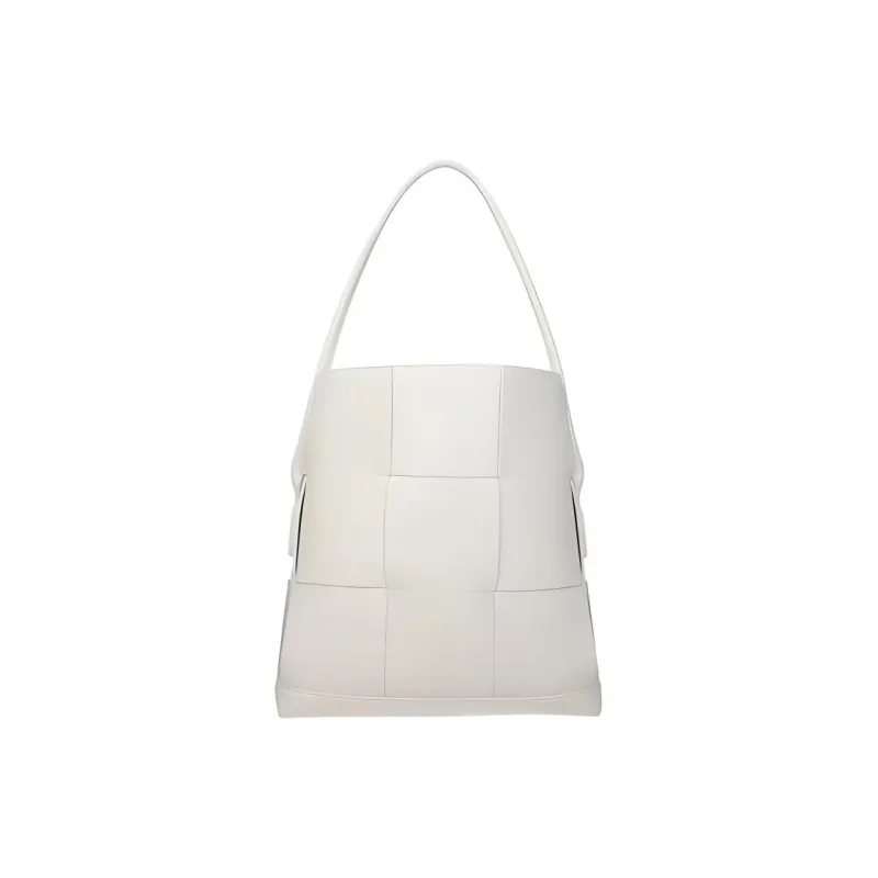 Bottega Veneta Leather Handbag, Shoulder Bag Women's White-1