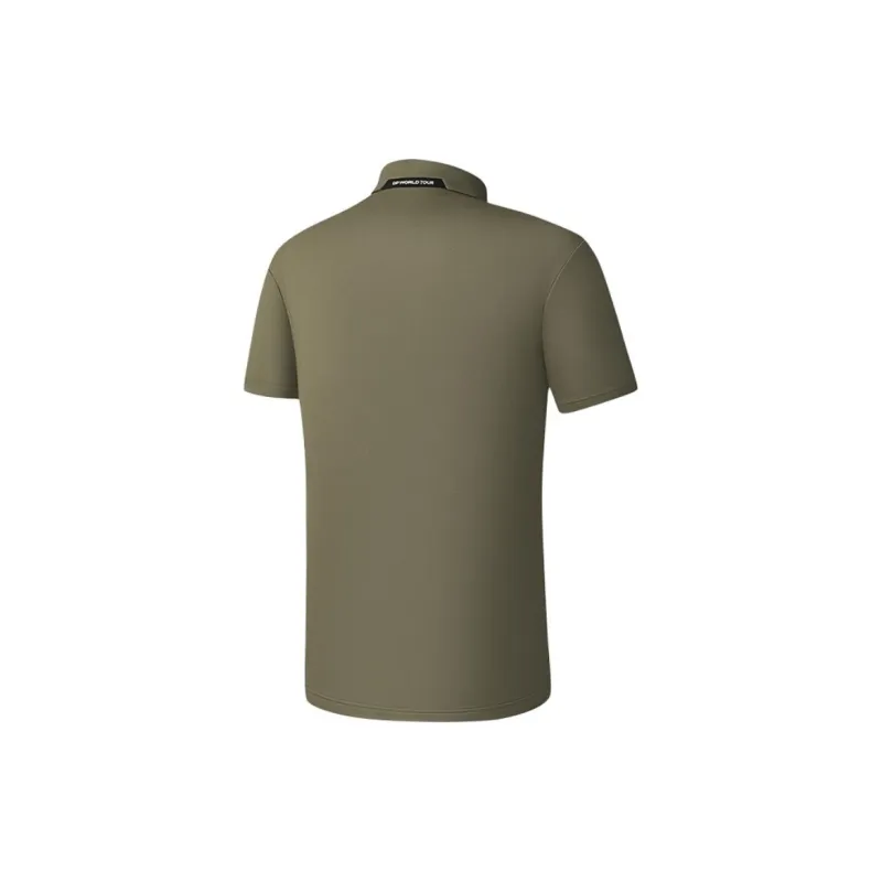 FILA Golf Series Polo Shirt Men's Brown Earth Khaki-2
