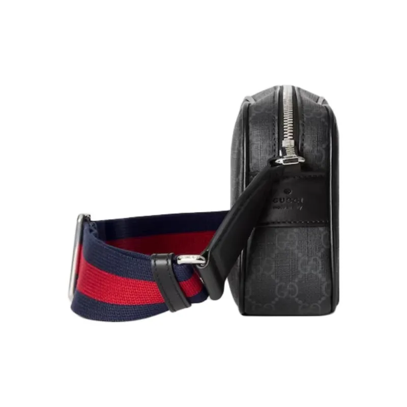 GUCCI Polyurethane Shoulder Bag, Crossbody Bag Men's Black-2