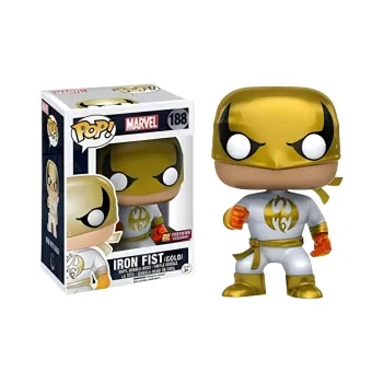 Funko Pop! Marvel Iron Fist Gold Px Previews Exclusive Bobble-Head #188