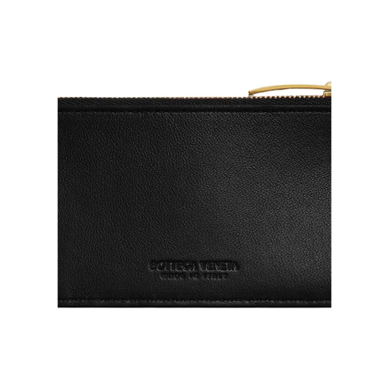 Bottega Veneta Bottega Veneta Luggage Collection Cow Leather Card Holder Card Holder Women's Black-3