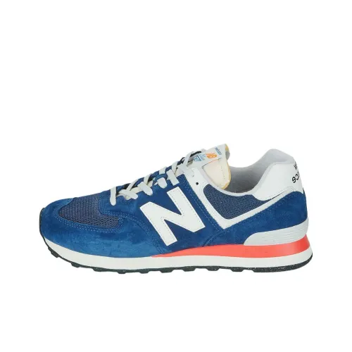 New Balance NB U574 Anti Slip Wear Resistant Low Top Casual Shoes Unisex Marine Blue