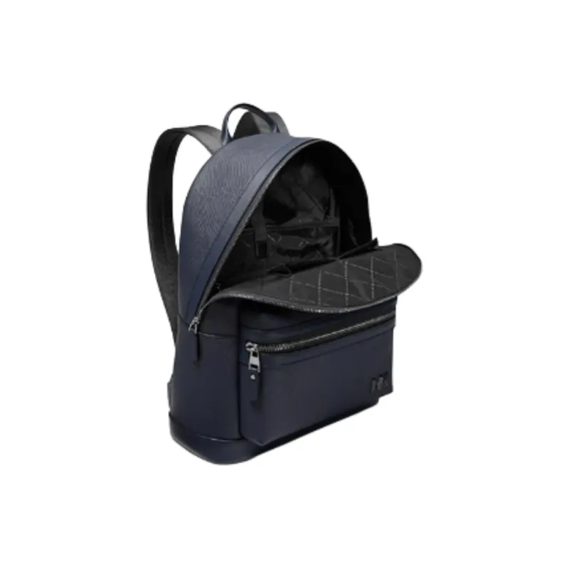 MICHAEL KORS Edison Scratch Resistant Crossgrain Leather Backpack-1