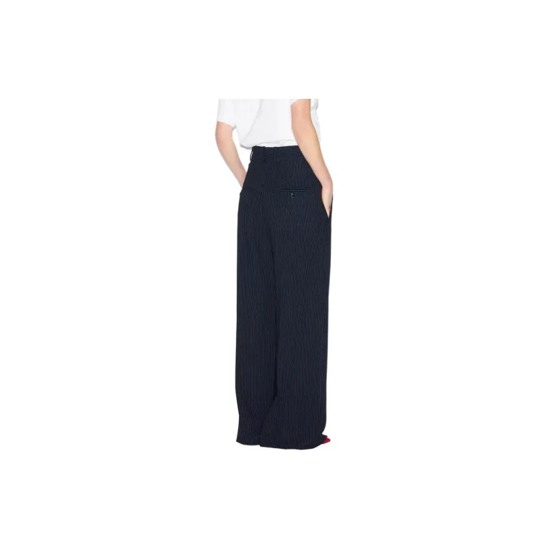 ISABEL MARANT Romina High Waist Wide Leg Pants-3