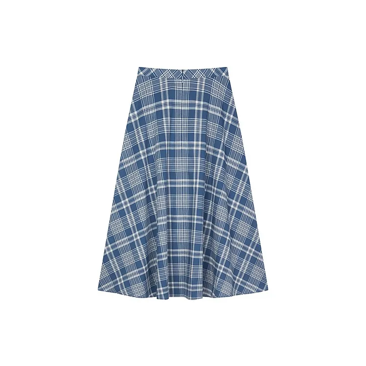 Teenie Weenie Casual Long Skirt Women's Blue-1