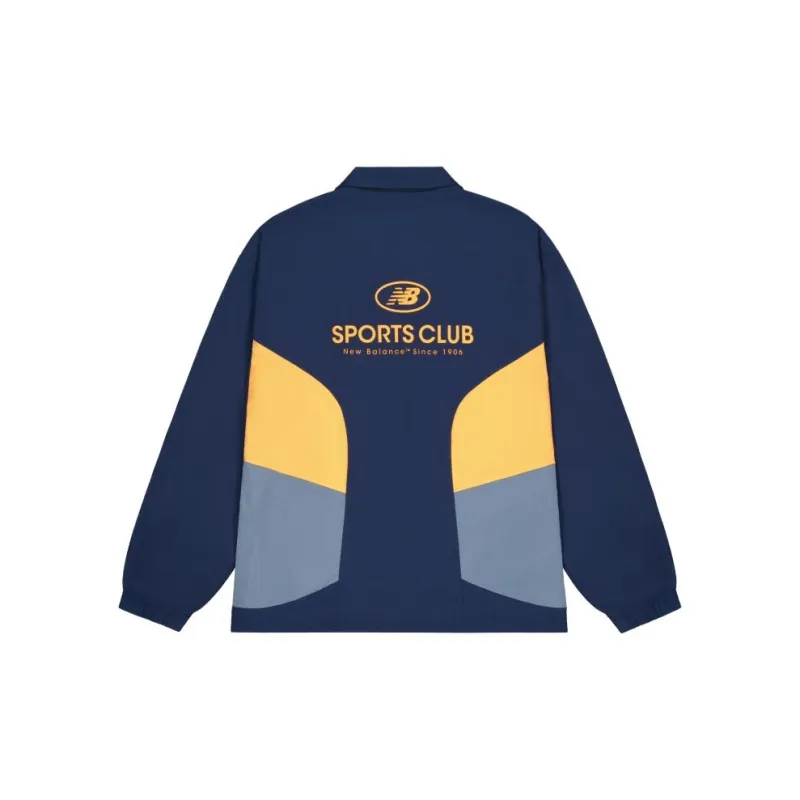 New Balance Sports Club Jackets Coats Men's Marine Blue-1