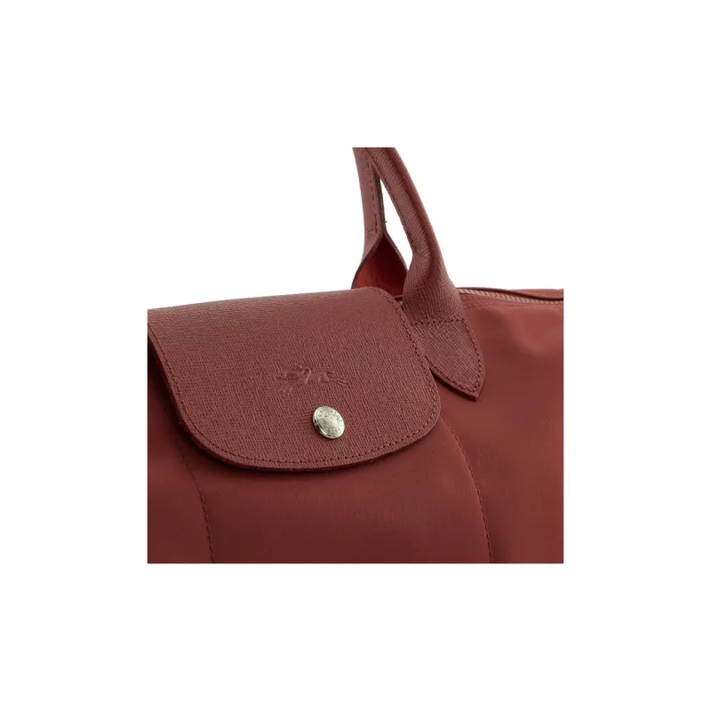 LONGCHAMP Le Pliage Néo Fabric Dumpling Bag Laptop Bag Crossbody One Shoulder Handbag Large Size Women's Red-4